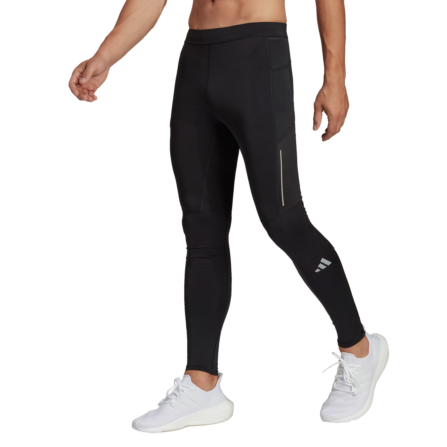 adidas Own The Run Men's Running Tights - Black