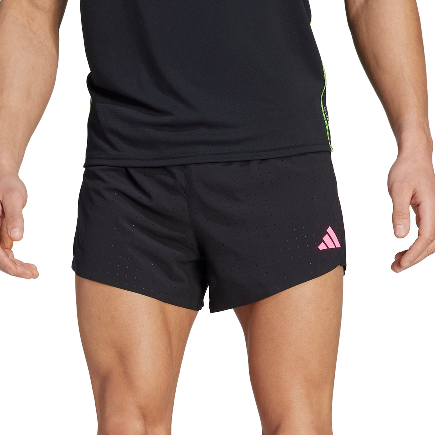 adidas Adizero Split 3in Shorts - Black