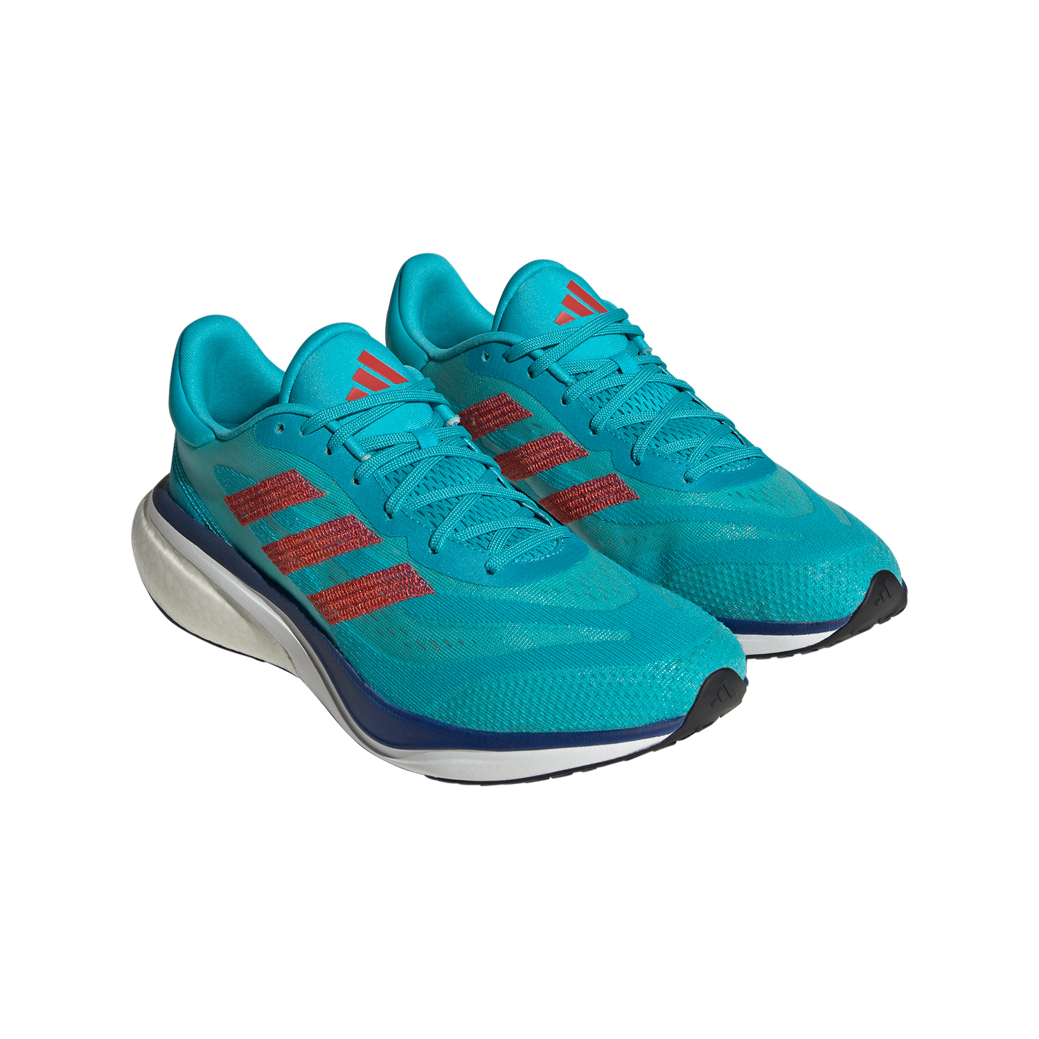 adidas Supernova 3 Men's Running Shoes - Lucid Cyan/Bright Red