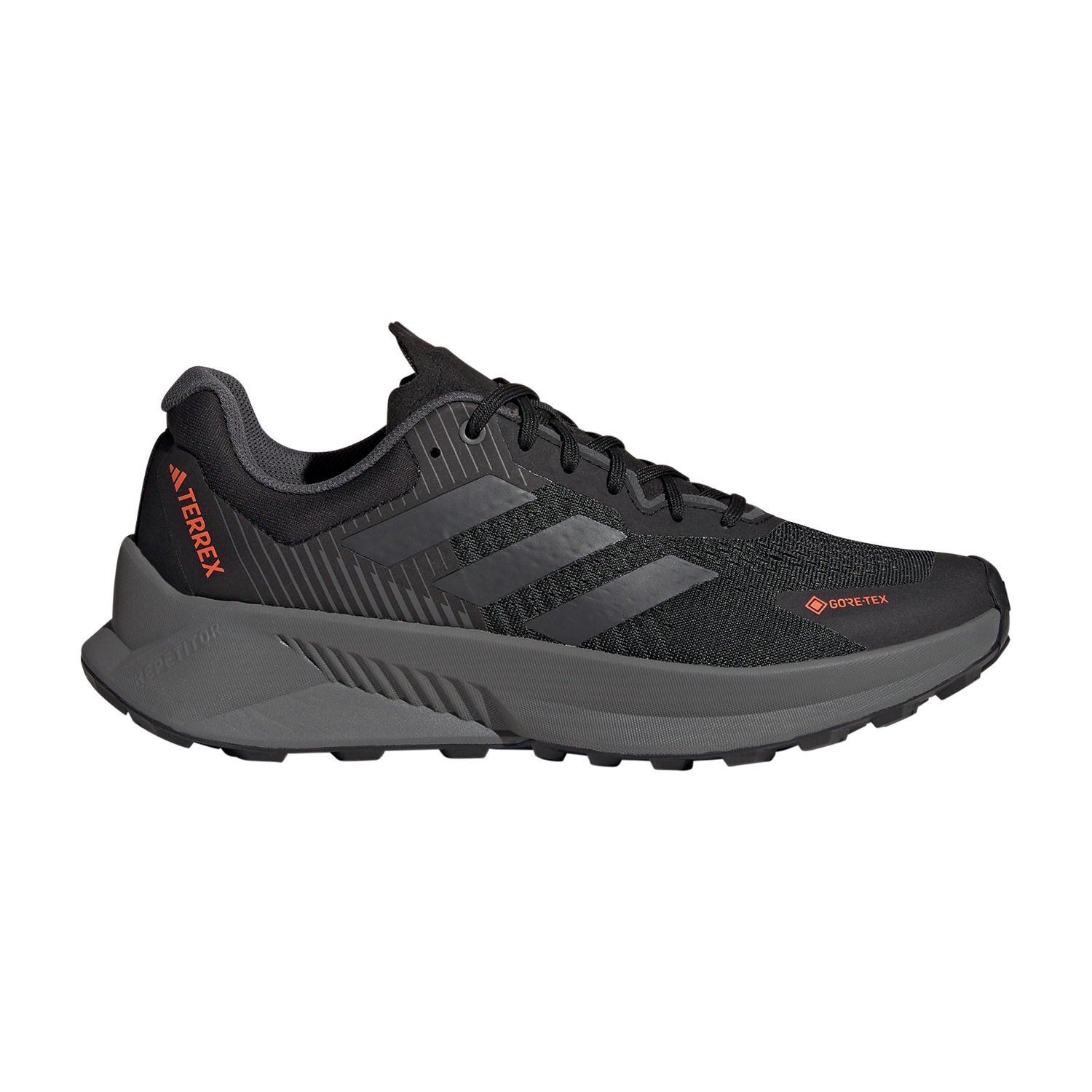 adidas Terrex Soulstride Flow GTX - Core Black/Grey Six/Impact Orange