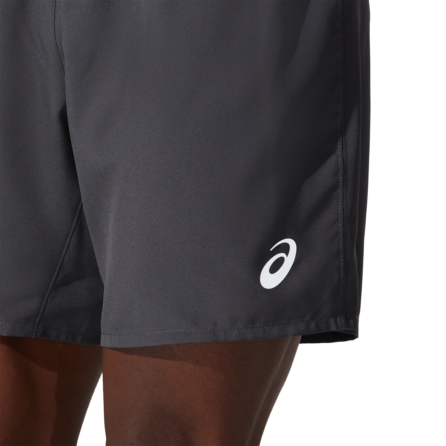 Asics Core 2 in 1 7in Men s Running Shorts Graphite Grey