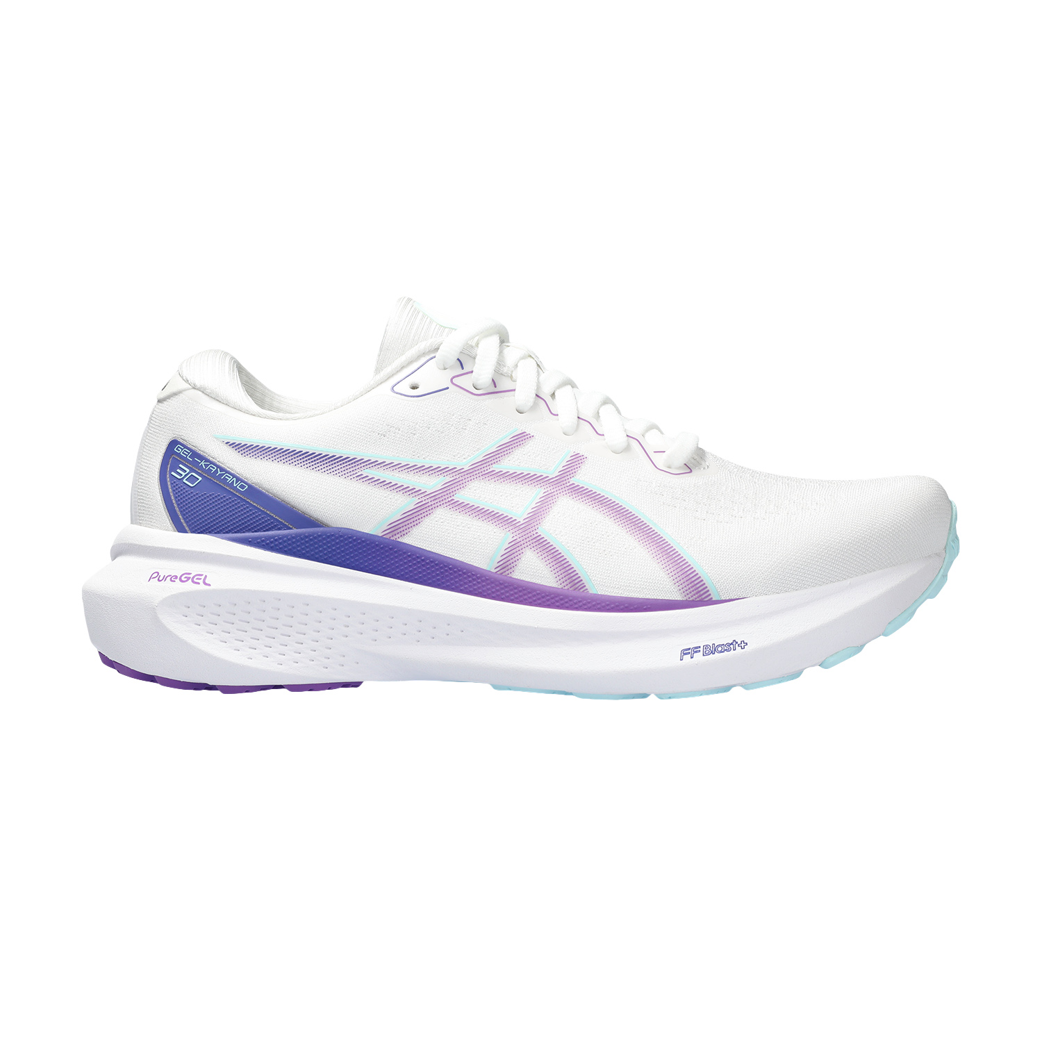 Asics - Gel Kayano 30 - Gris Blue/Lime Green - Pronacion - Mujer