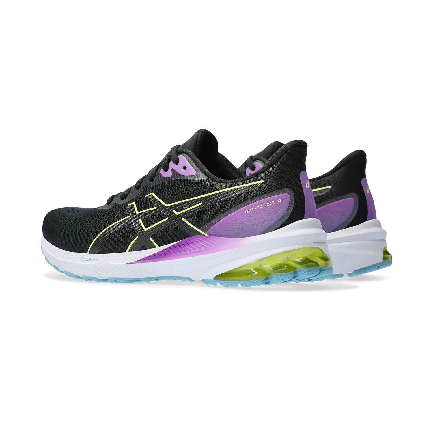 Asics GT 1000 12 - Black/Glow Yellow