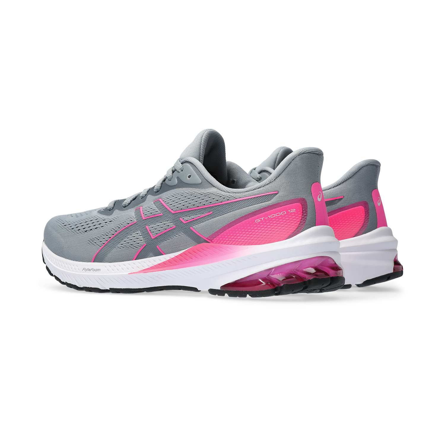 Asics GT 1000 12 - Sheet Rock/Hot Pink