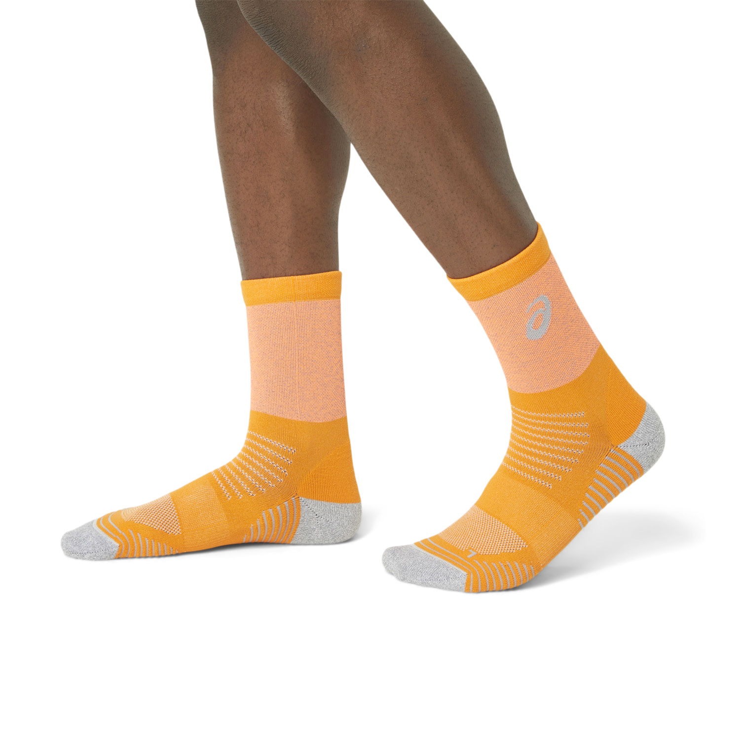 Asics Lightweight Lite Show Run Crew Socks - Bright Orange