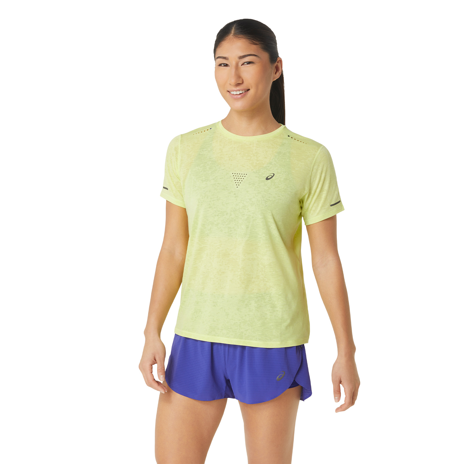 Asics Metarun Pattern Camiseta - Glow Yellow