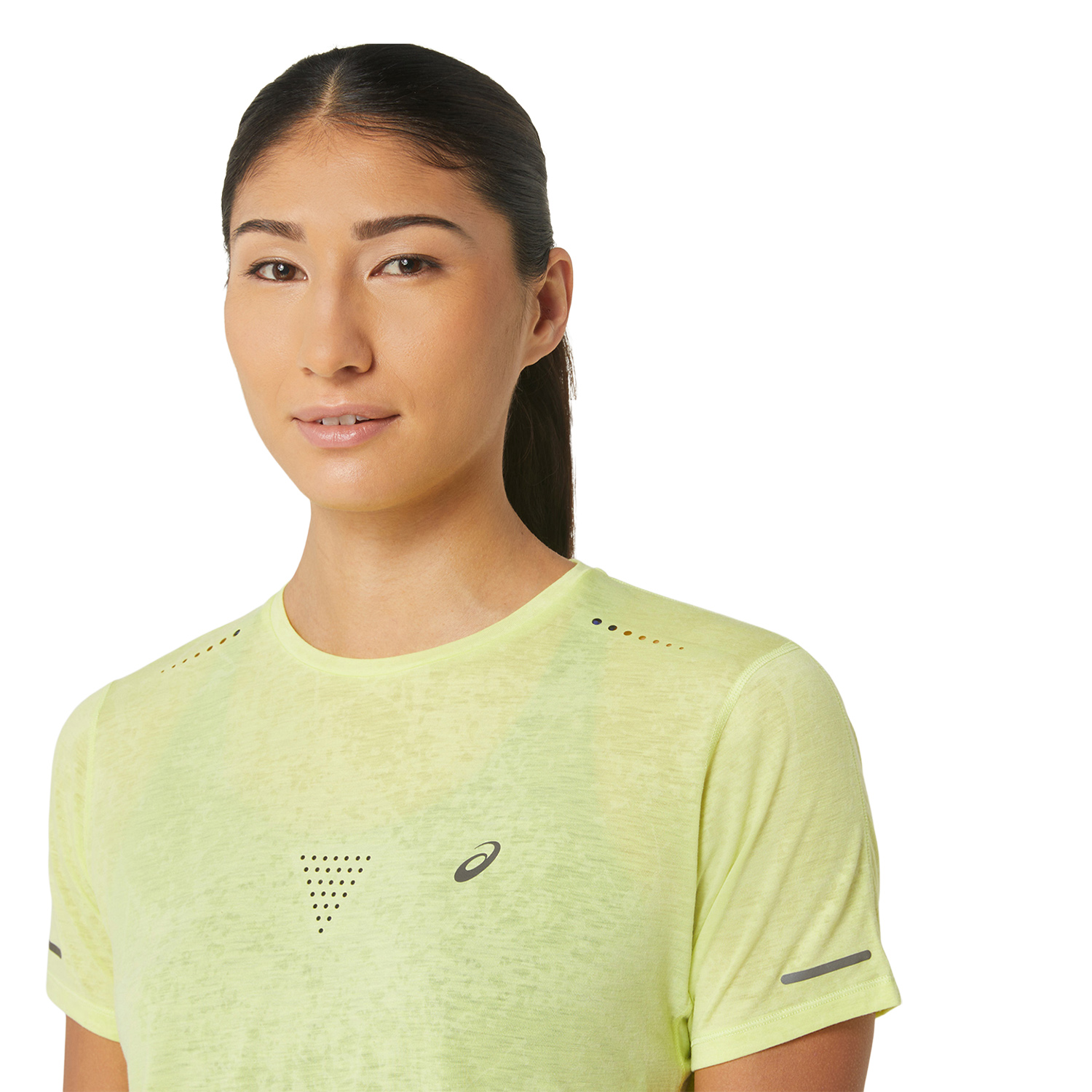 Asics Metarun Pattern Camiseta - Glow Yellow