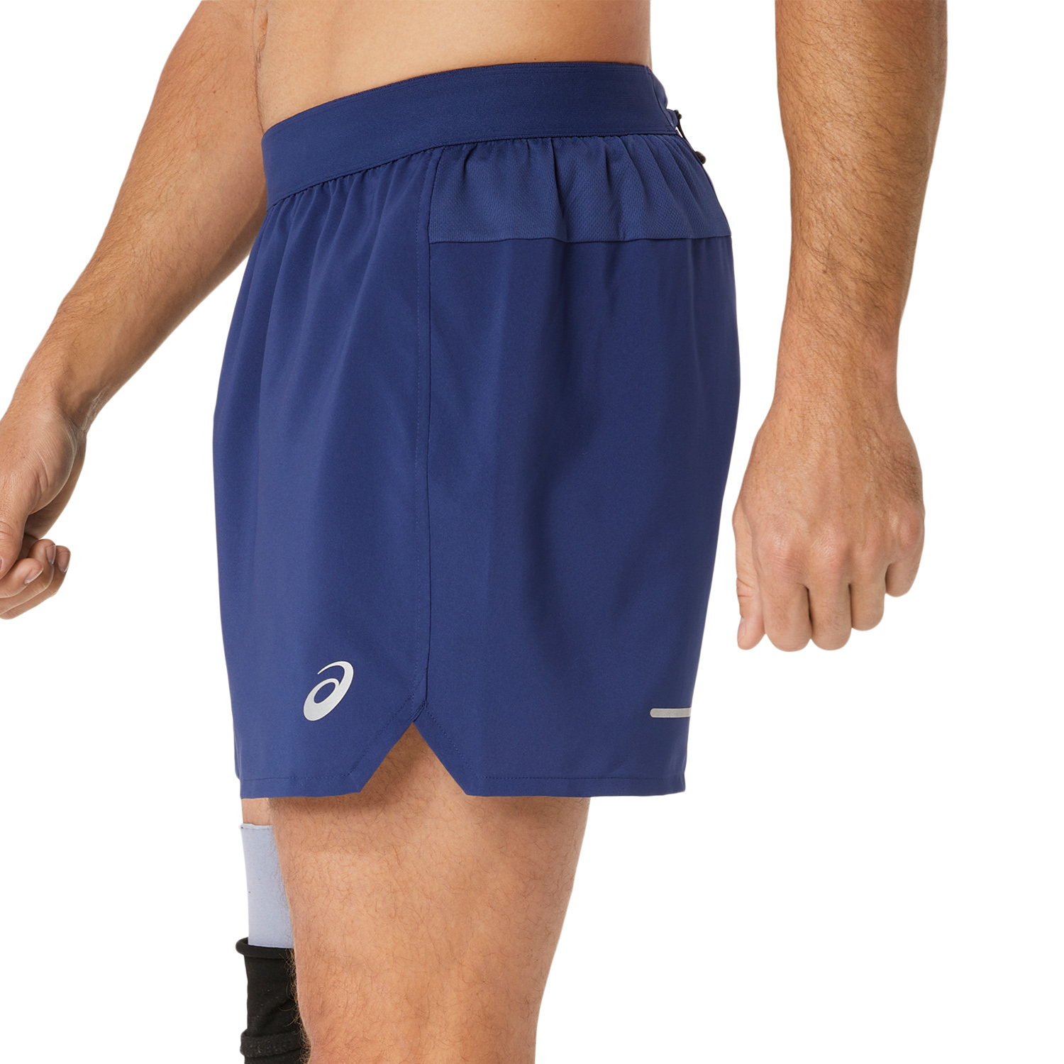 Asics Road 2 in 1 5in Men's Running Shorts - Deep Ocean