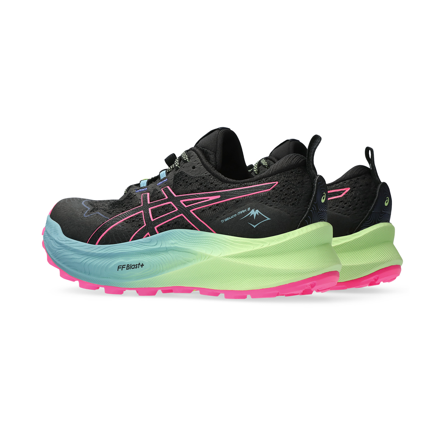 Asics Trabuco Max 2 - Black/Hot Pink