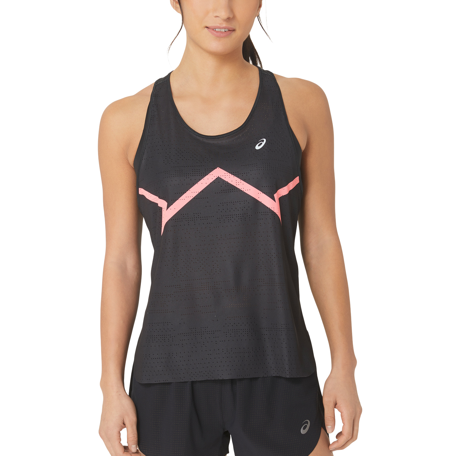 Asics Ventilate Actibreeze Graphic Tank - Performance Black