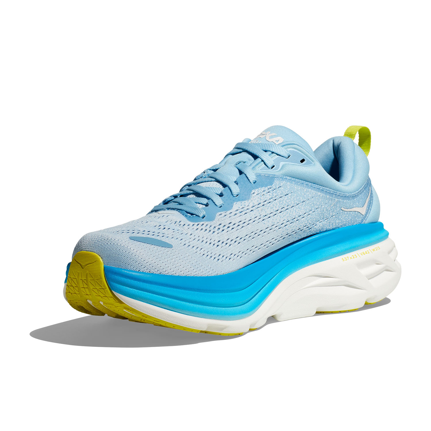 Hoka Bondi 8 Men's Running Shoes - Airy Blue/Diva Blue