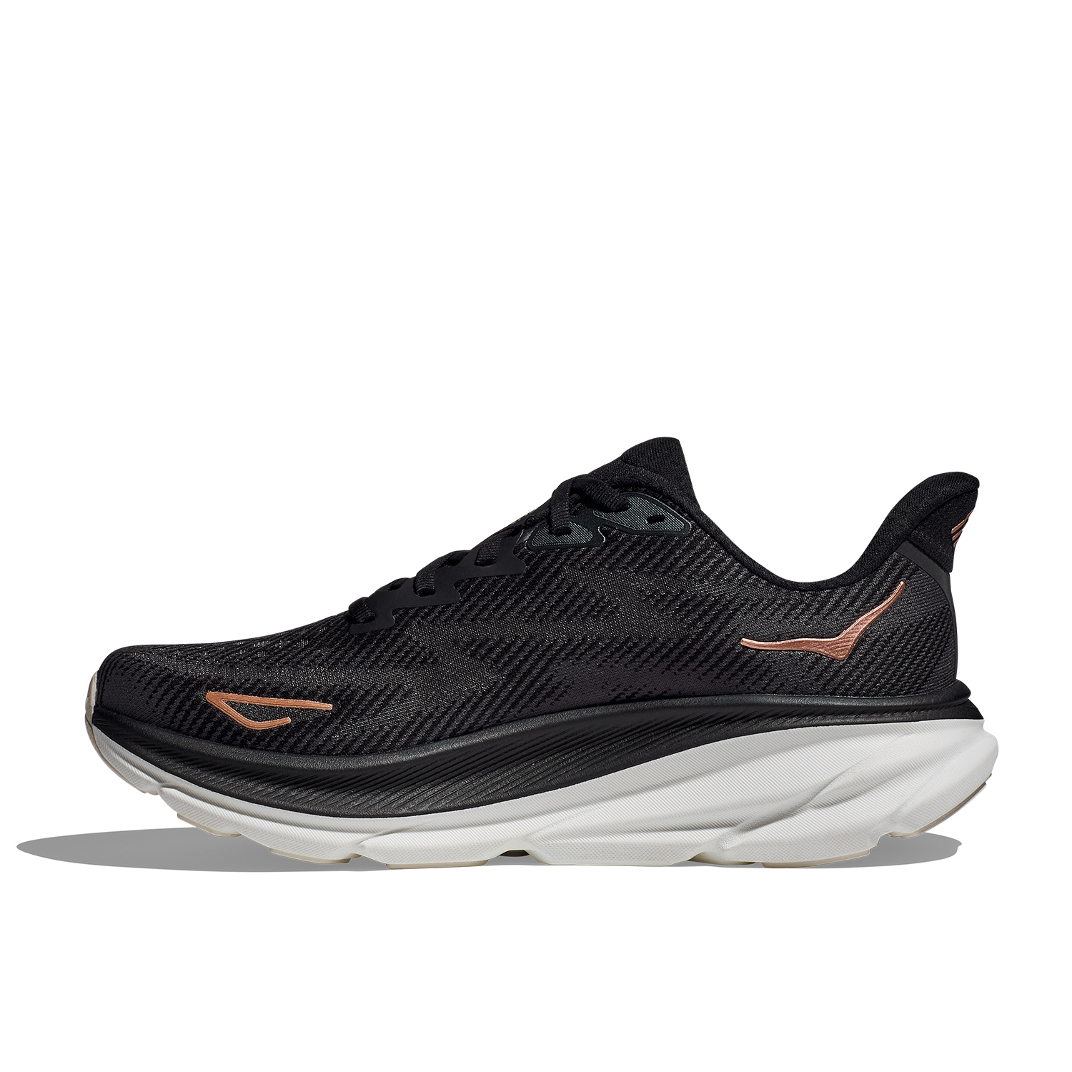 Hoka Clifton 9 - Black/Rose Gold