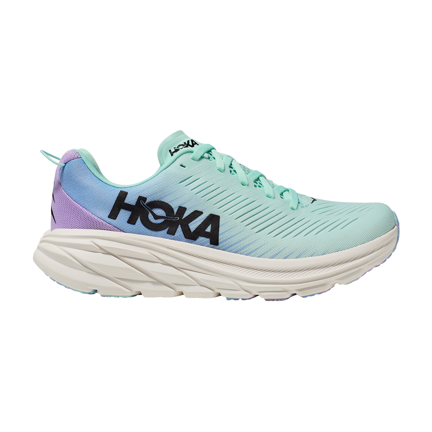 Hoka Rincon 3 Women's Running Shoes - White/Citrus Glow