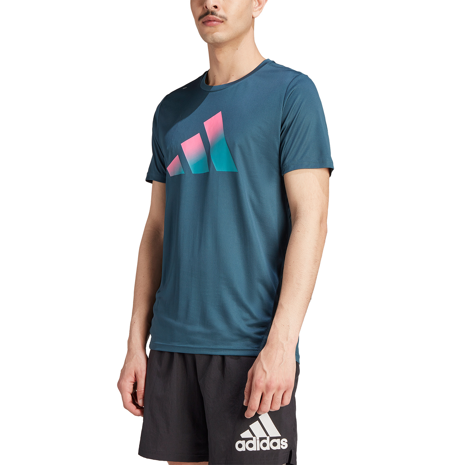 adidas Run Icons 3 Bar Camiseta - Arctic Night