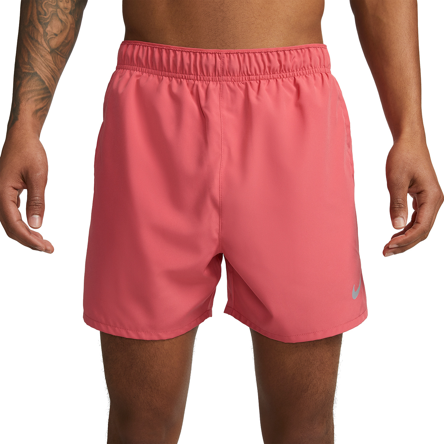 Nike Challenger 5in Shorts - Adobe/Black/Reflective Silver