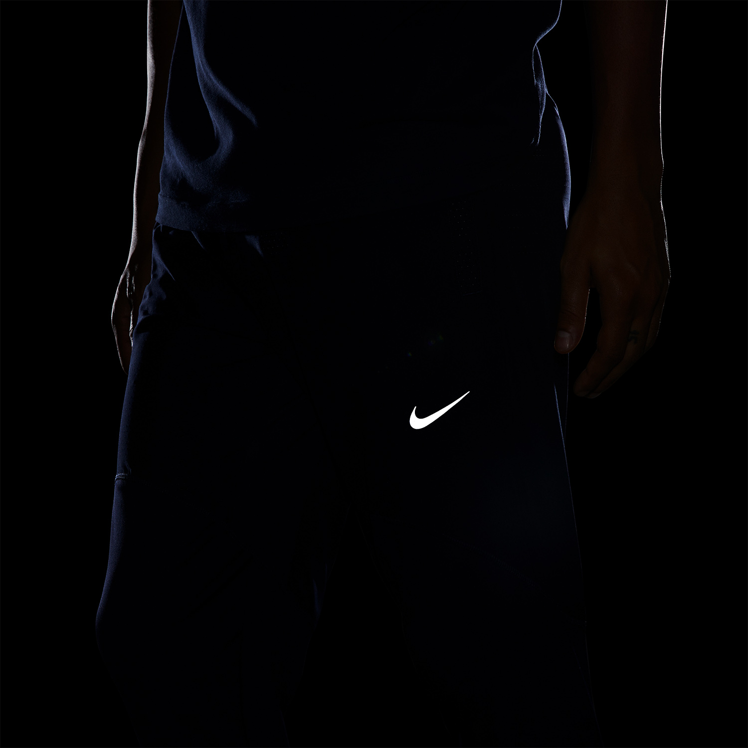 Nike Dri-FIT Fast Pants - Midnight Navy/Reflective Silver