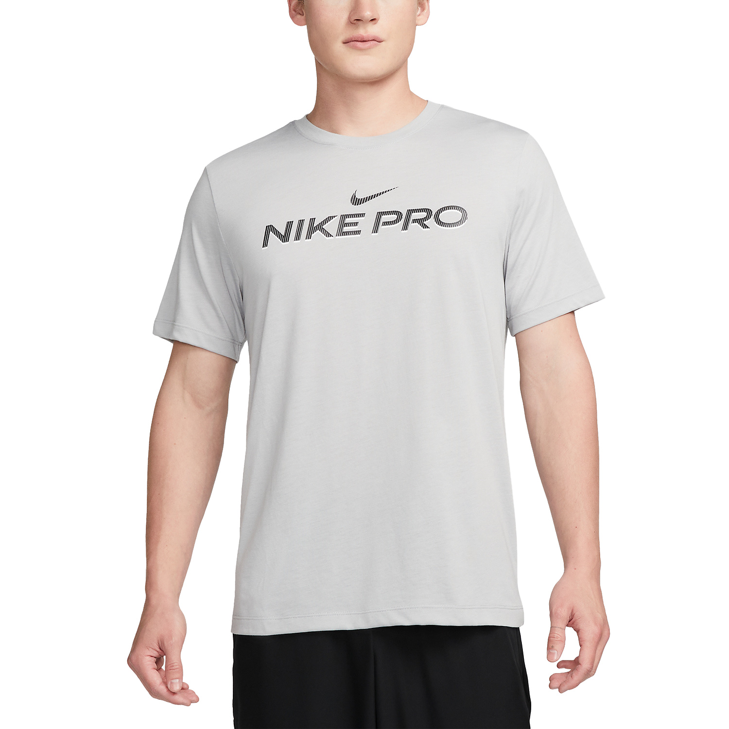 Nike Pro Fitness T-Shirt - Light Smoke Grey