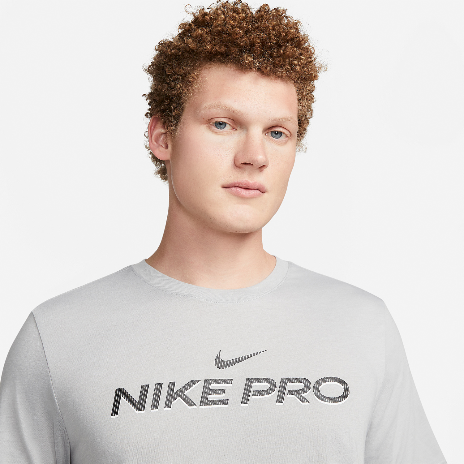 Nike Pro Fitness Maglietta - Light Smoke Grey