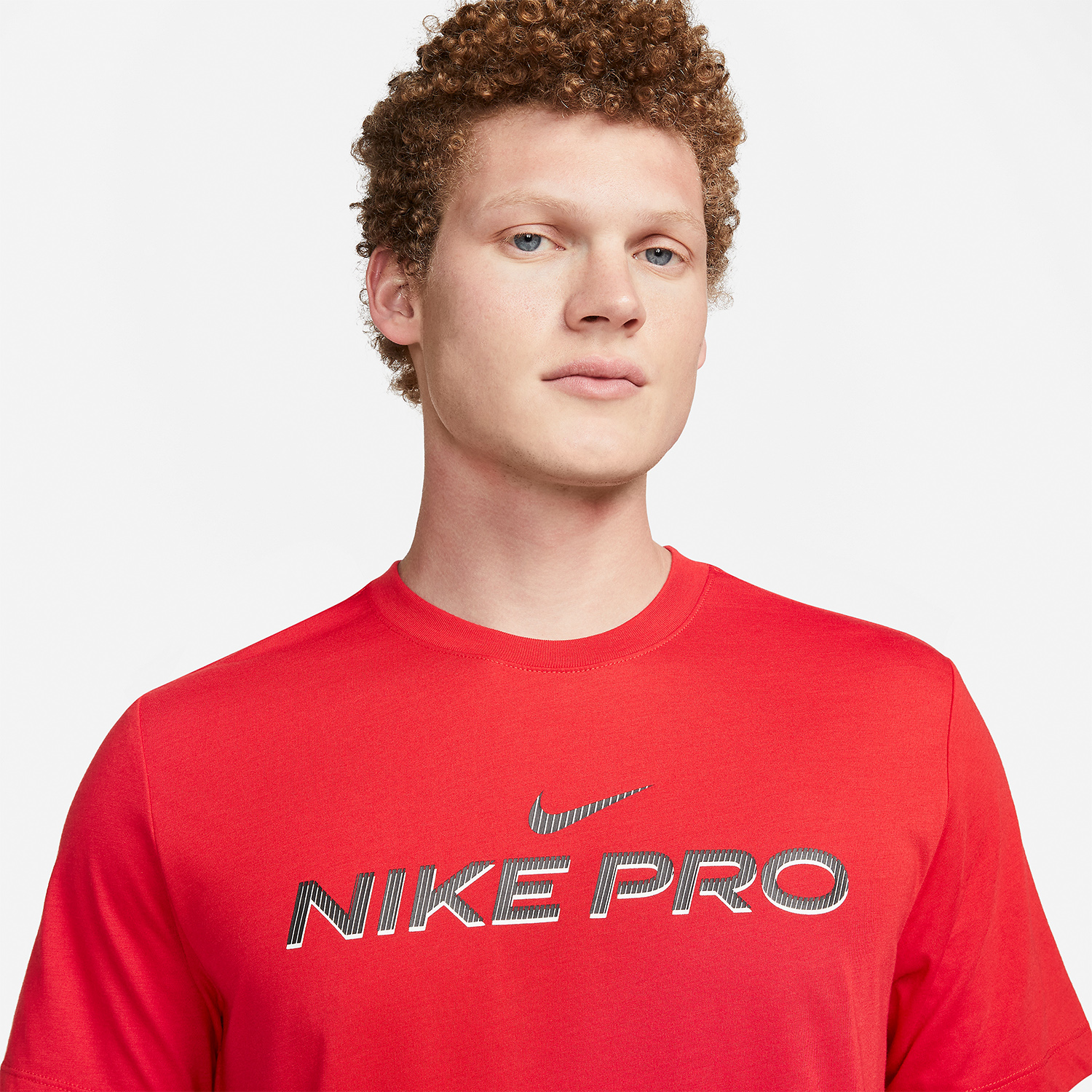 Nike Pro Fitness T-Shirt - University Red