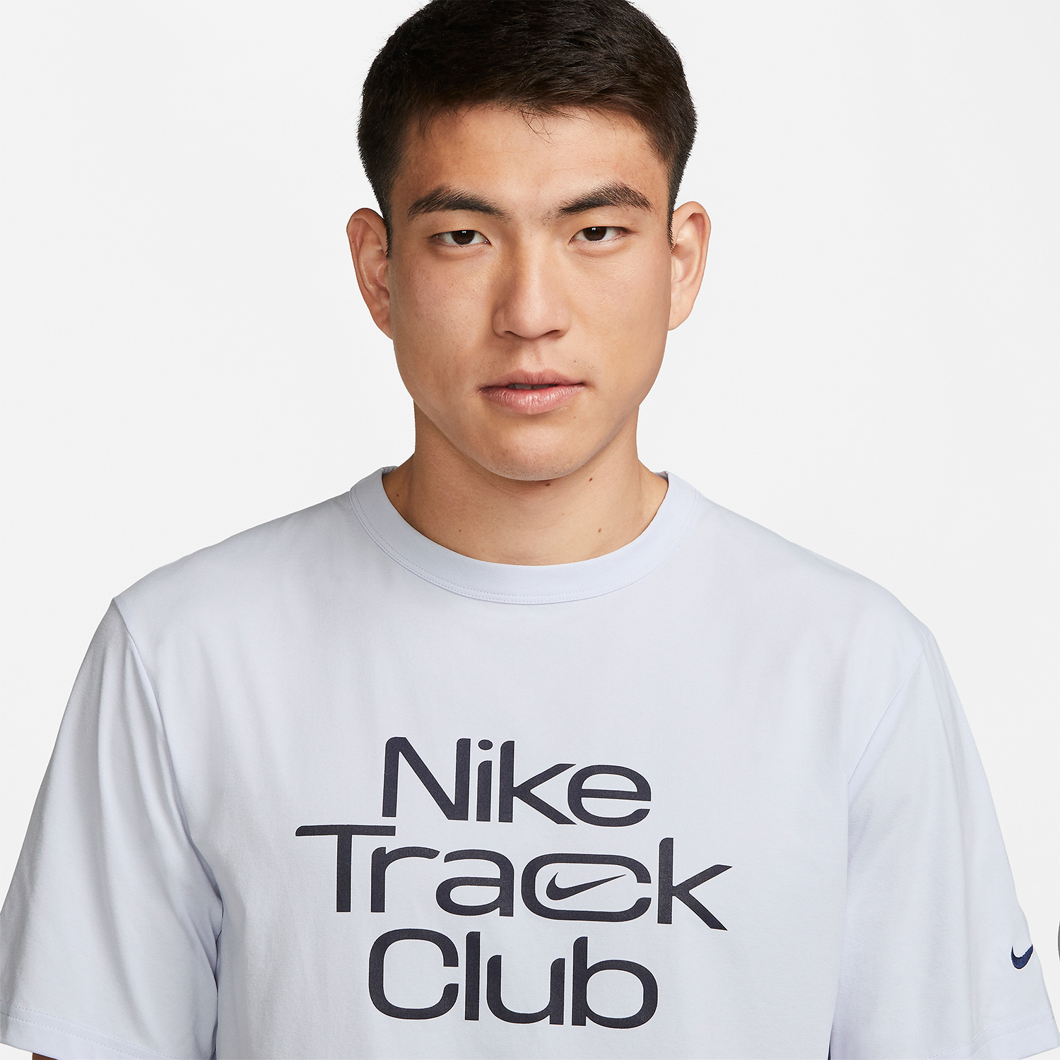 Nike Dri-FIT Hyverse Track Club T-Shirt - Footbal Grey/Midnight Navy