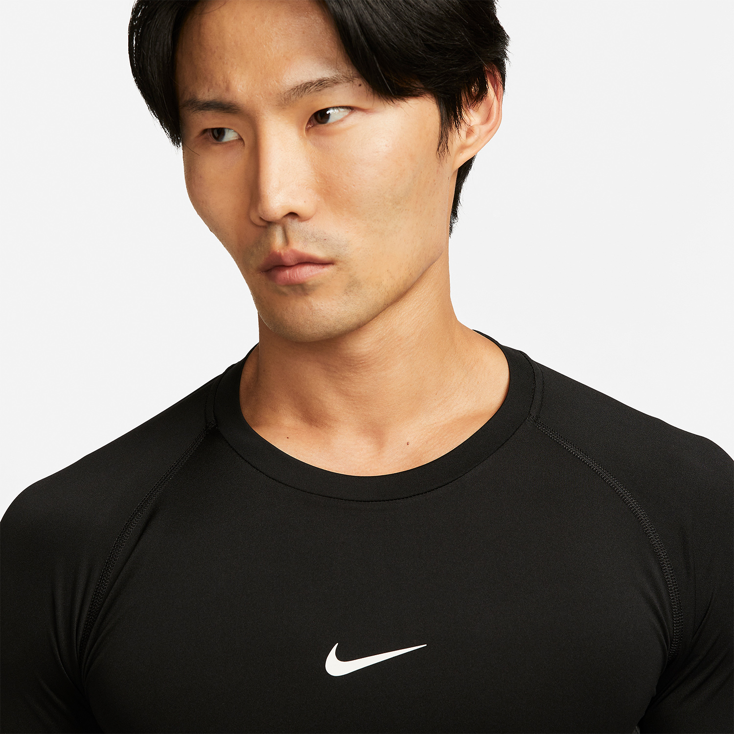 Nike Dri-FIT Logo Camisa - Black/White