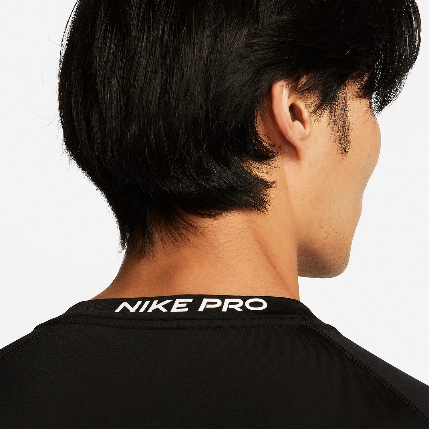 Nike Dri-FIT Logo Mens Training Shirt - Black/White