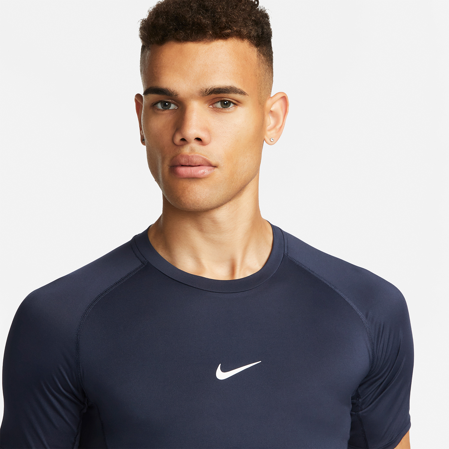 Nike Dri-FIT Logo Camiseta - Obsidian/Black