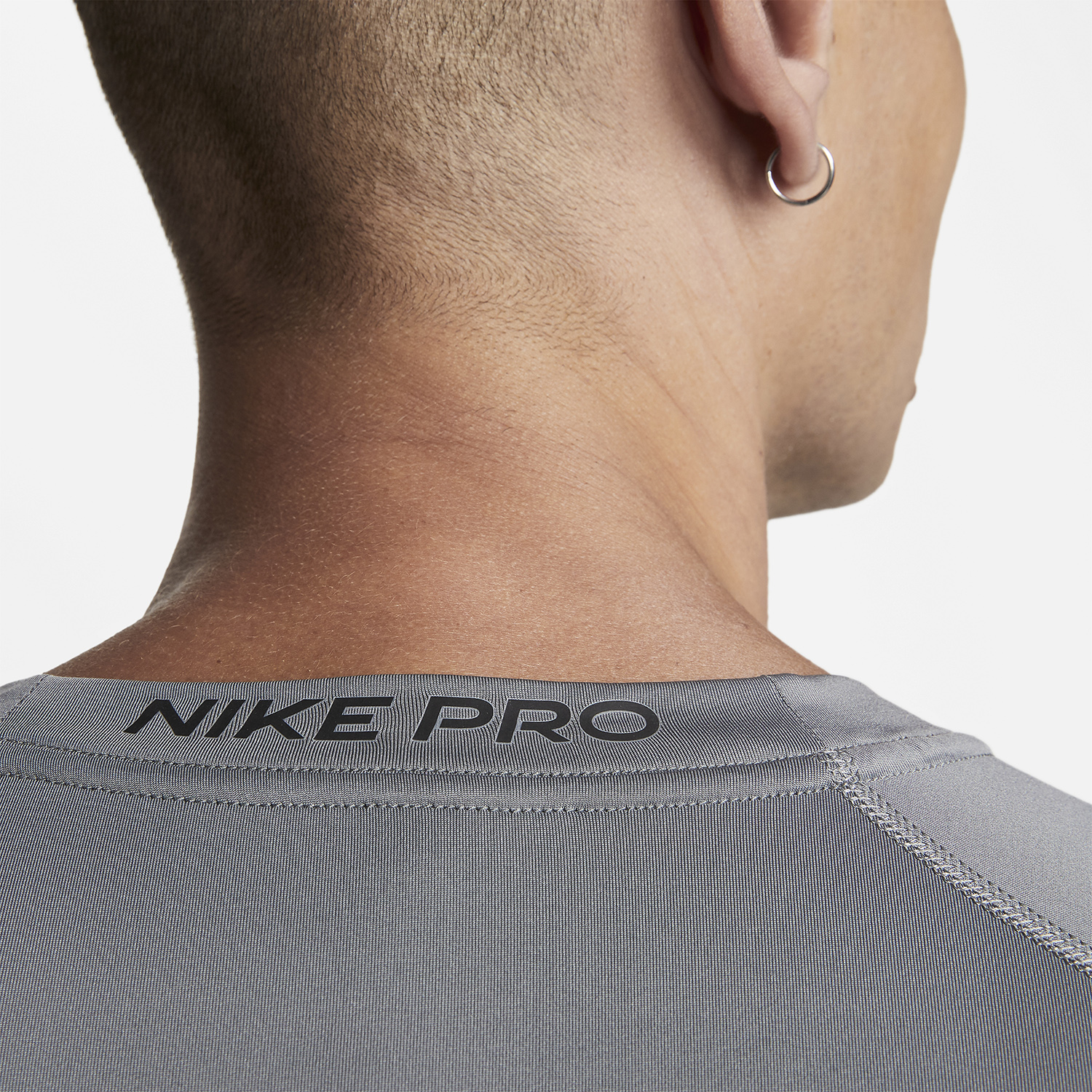 Nike Dri-FIT Logo Maglietta - Smoke Grey/Black