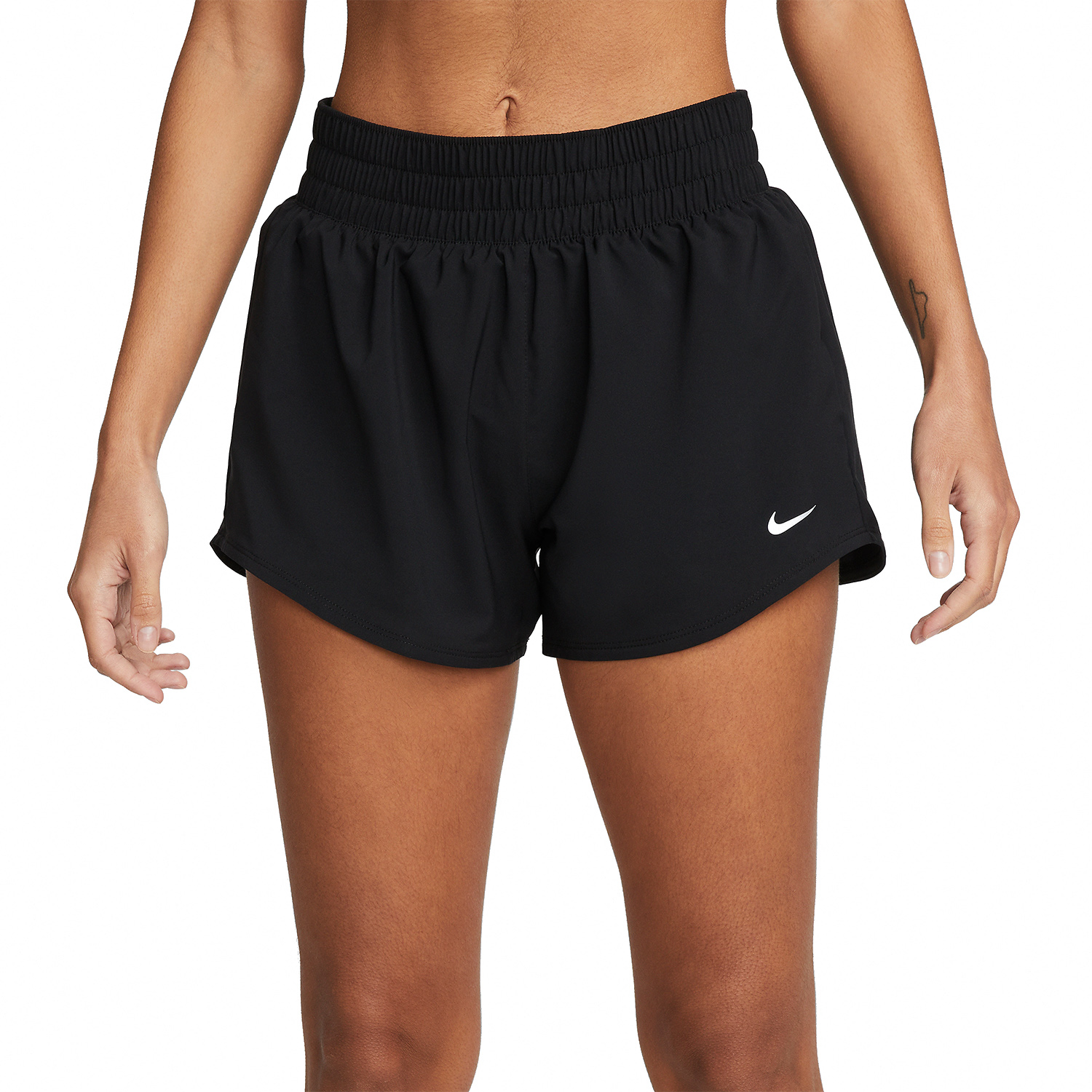 Nike Dri-FIT One 3in Shorts - Black/Reflective Silver