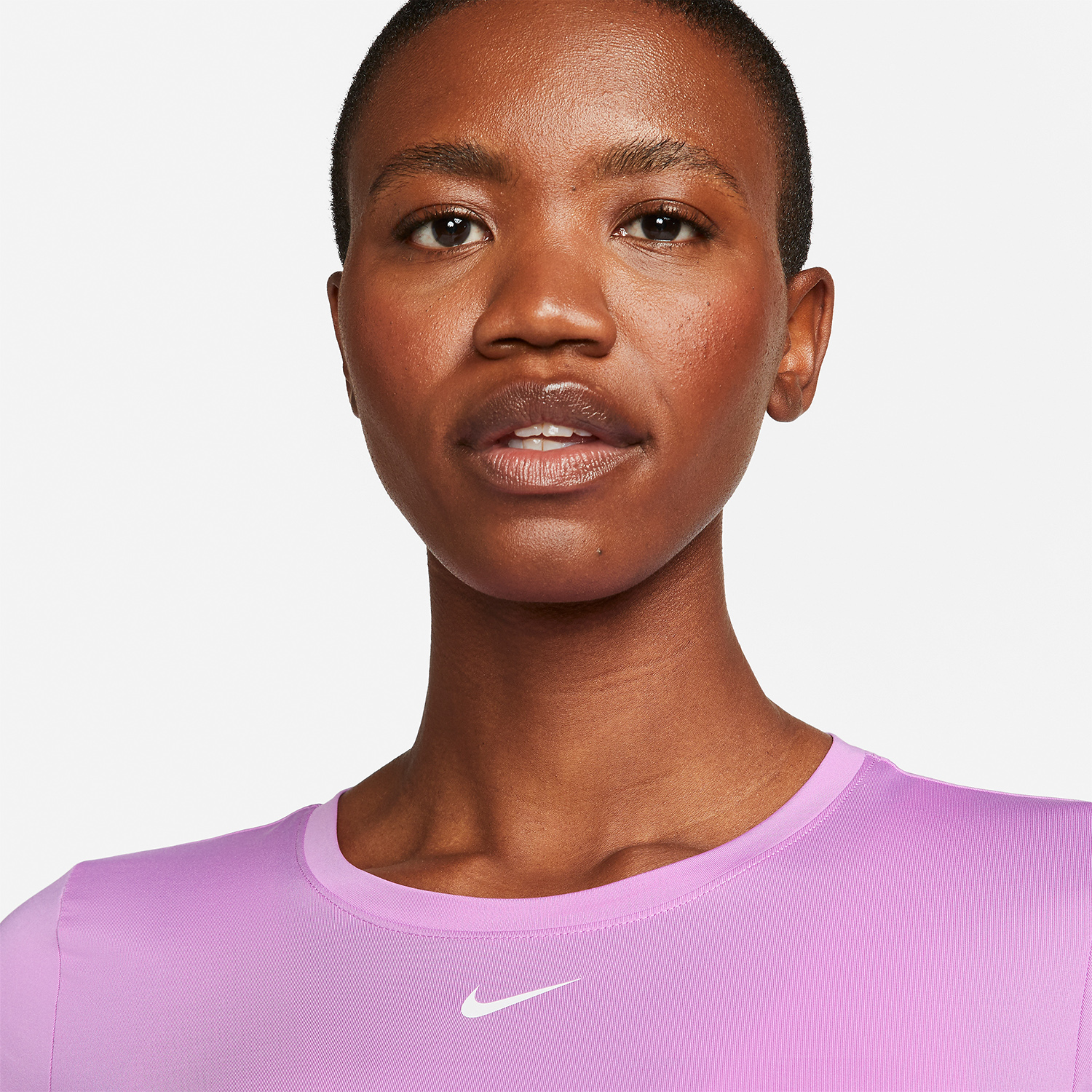 Nike Dri-FIT One Logo Maglietta - Rush Fuchsia/White