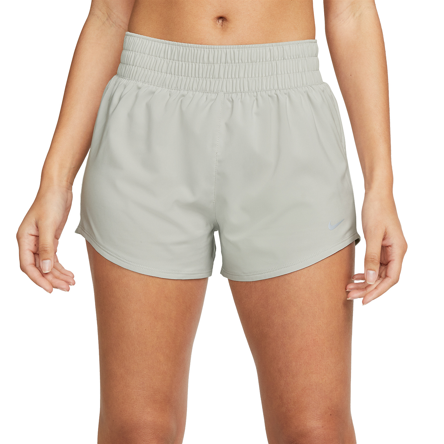 Nike Dri-FIT One 3in Shorts - Light Iron Ore/Reflective Silver