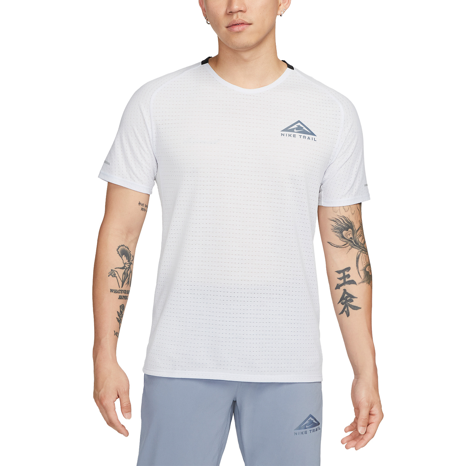 Nike Dri-FIT Solar Chase Camiseta - Football Grey/Black