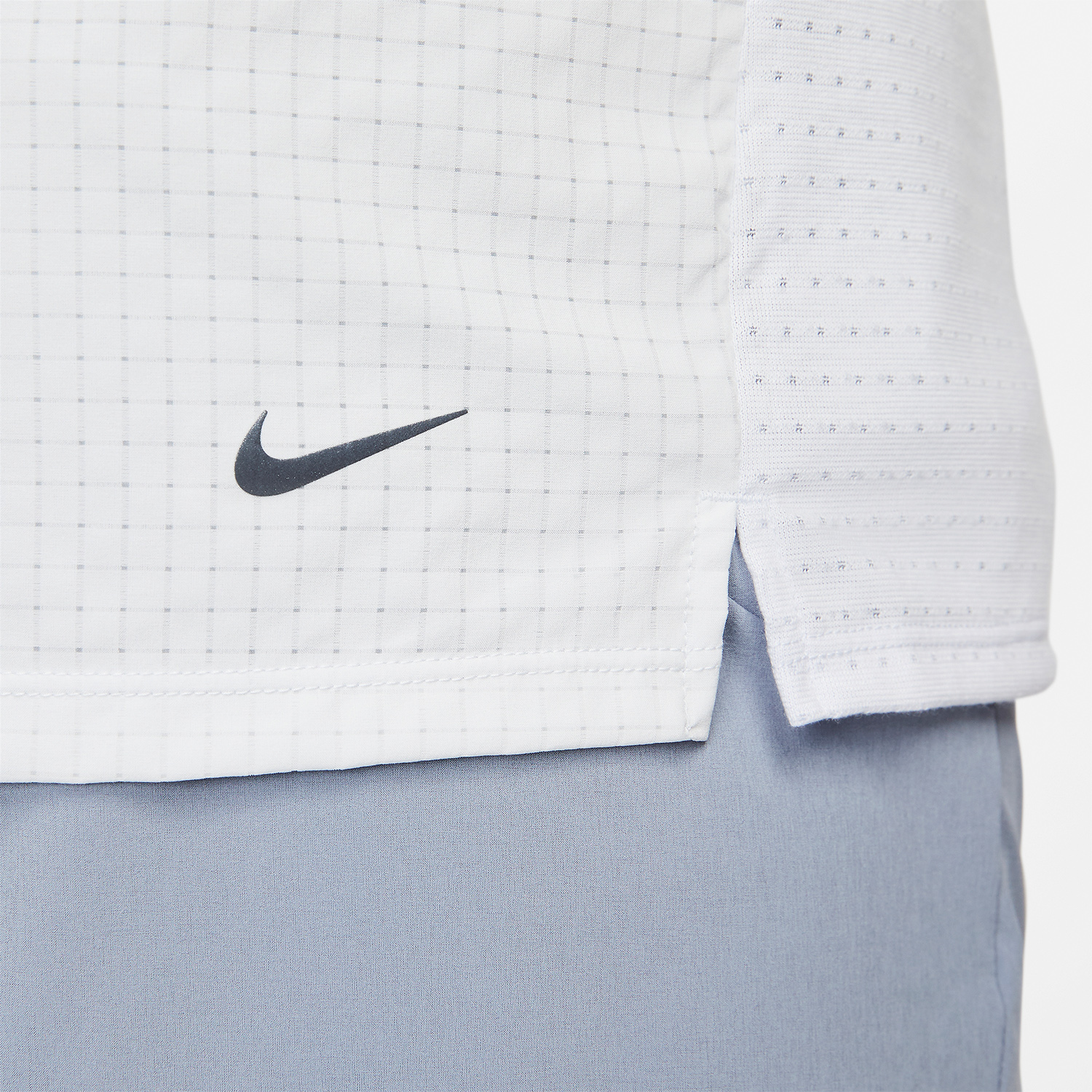 Nike Dri-FIT Solar Chase T-Shirt - Football Grey/Black