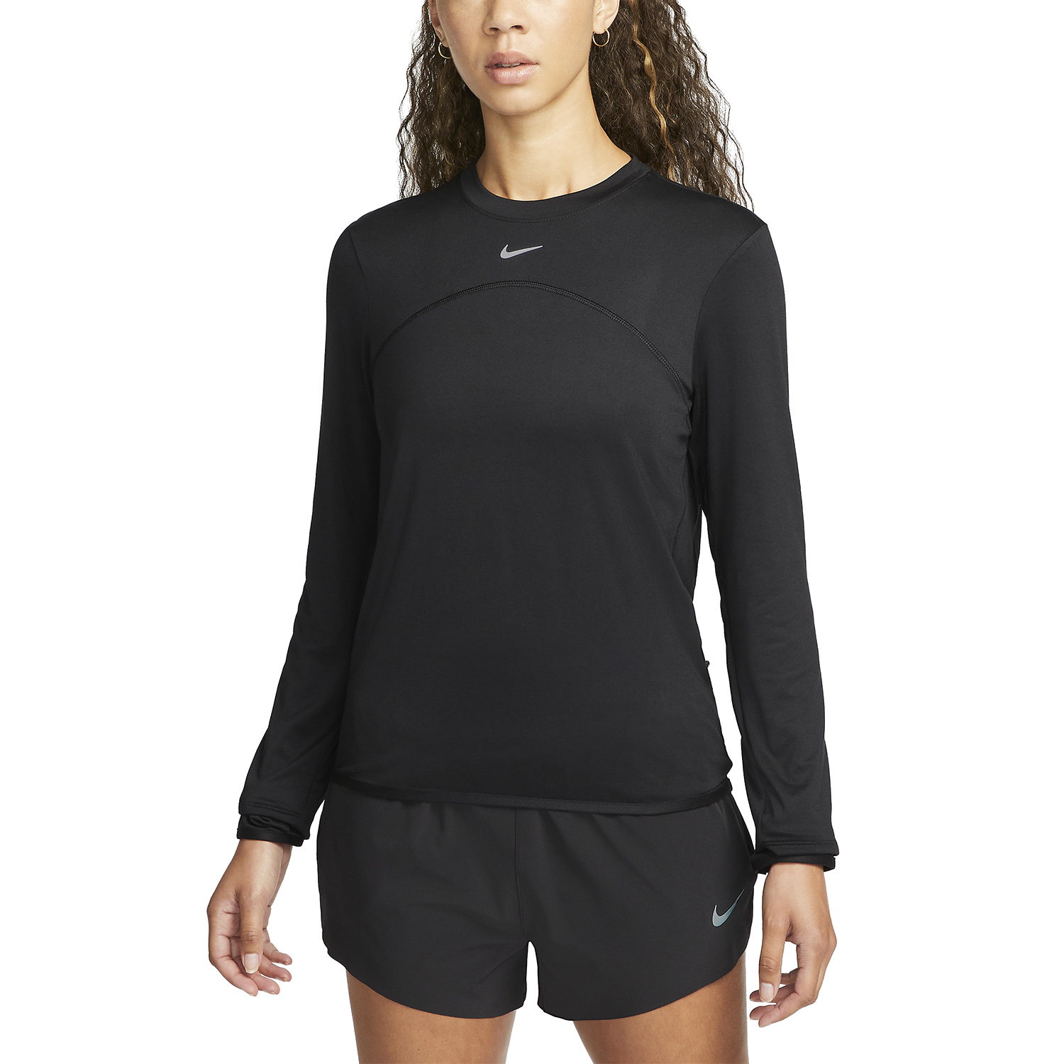 Nike Dri-FIT Swift Element UV Women's Running Shirt - Black