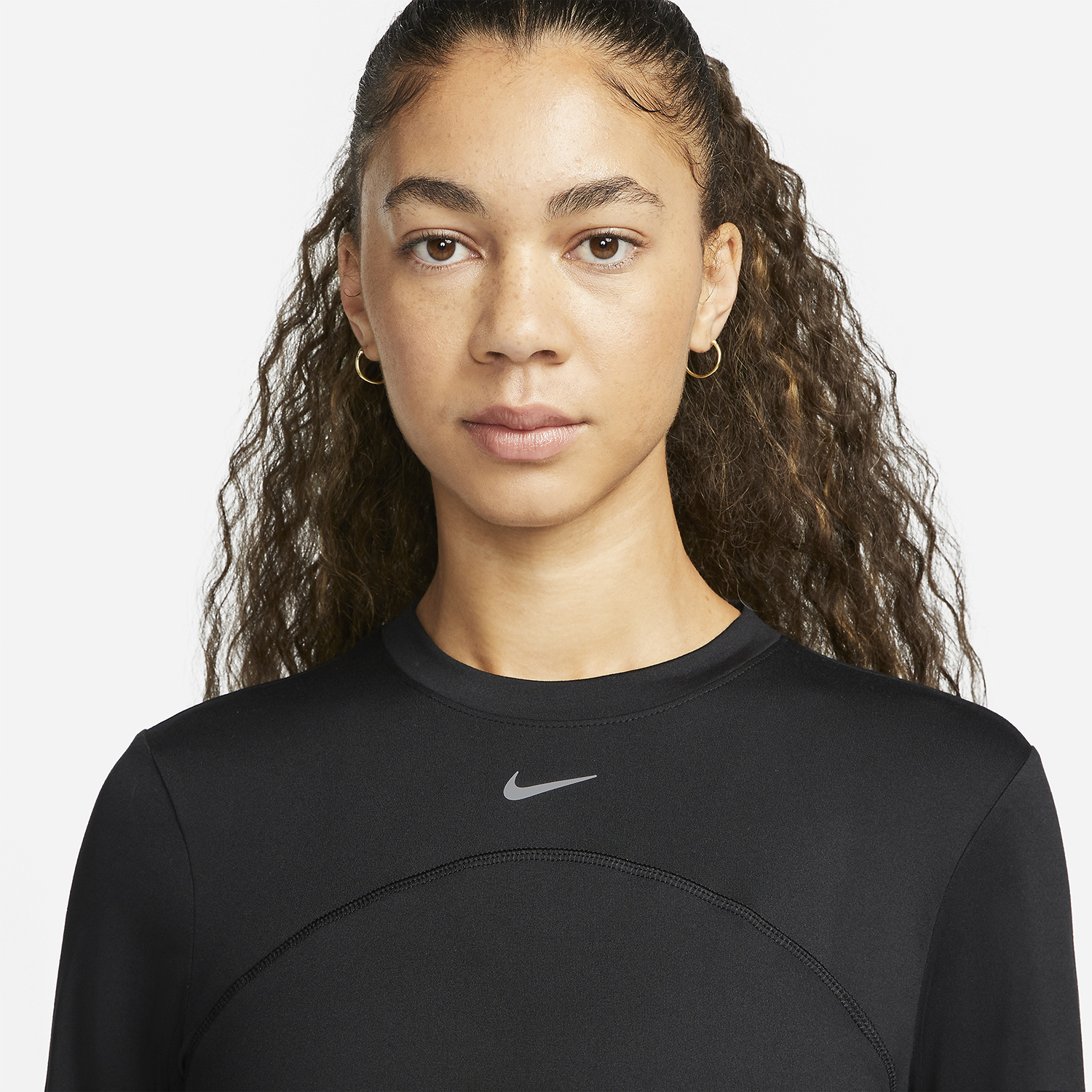 Nike Dri-FIT Swift Element UV Shirt - Black/Reflective Silver