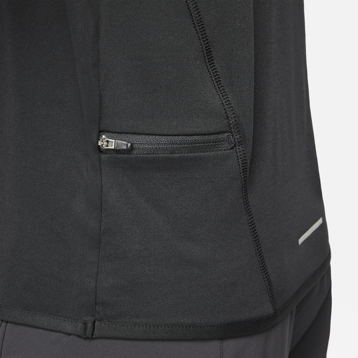 Nike Dri-FIT Swift Element UV Shirt - Black/Reflective Silver