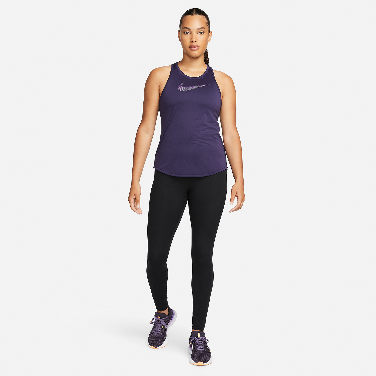 Nike Dri-FIT Swoosh Tank - Purple Ink/Disco Purple