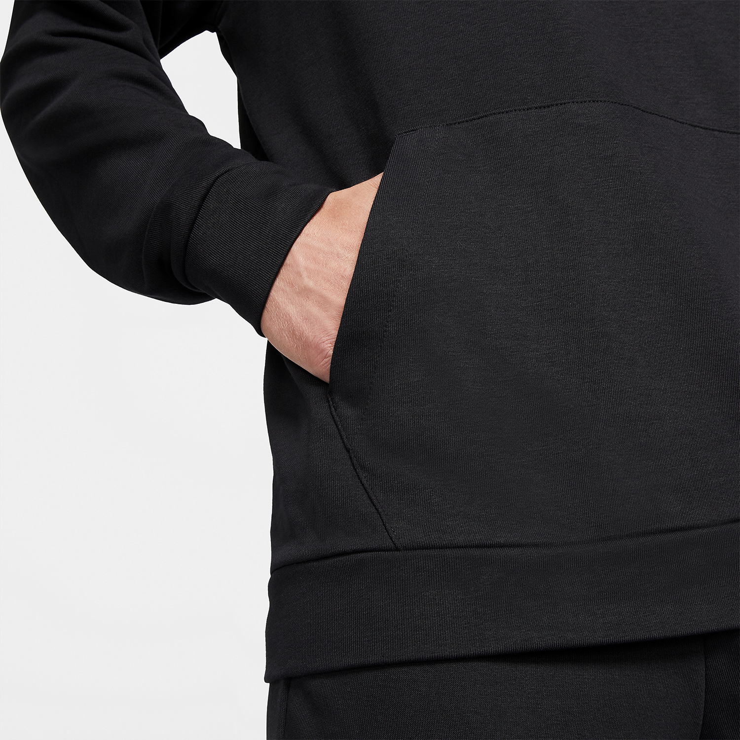Nike Dri FIT Swoosh Felpa da Allenamento Uomo Black White
