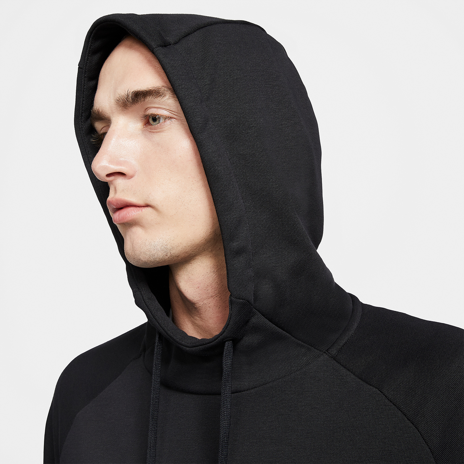 Nike Dri-FIT Swoosh Sudadera - Black/White