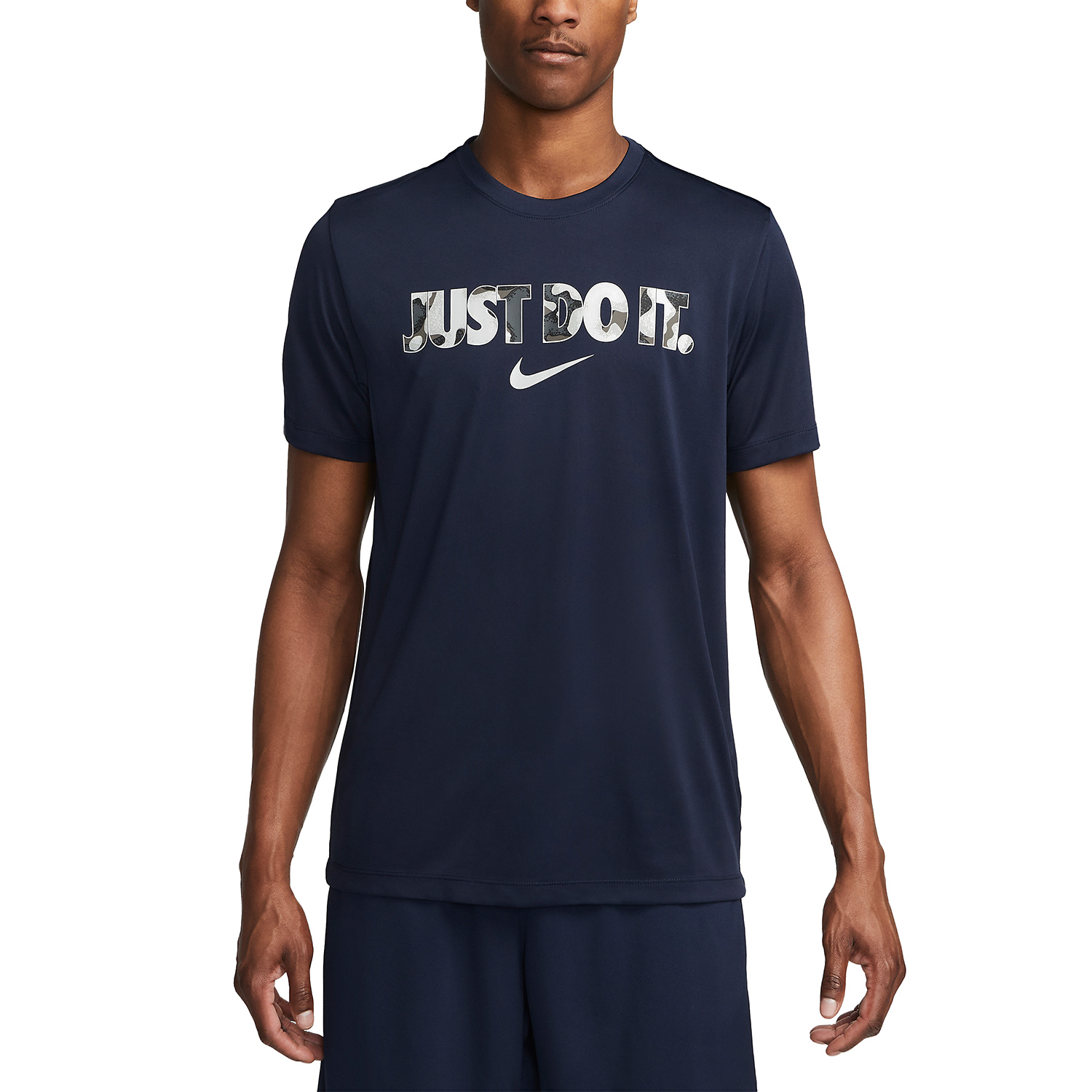 Nike Dri-FIT Camo Camiseta - Obsidian