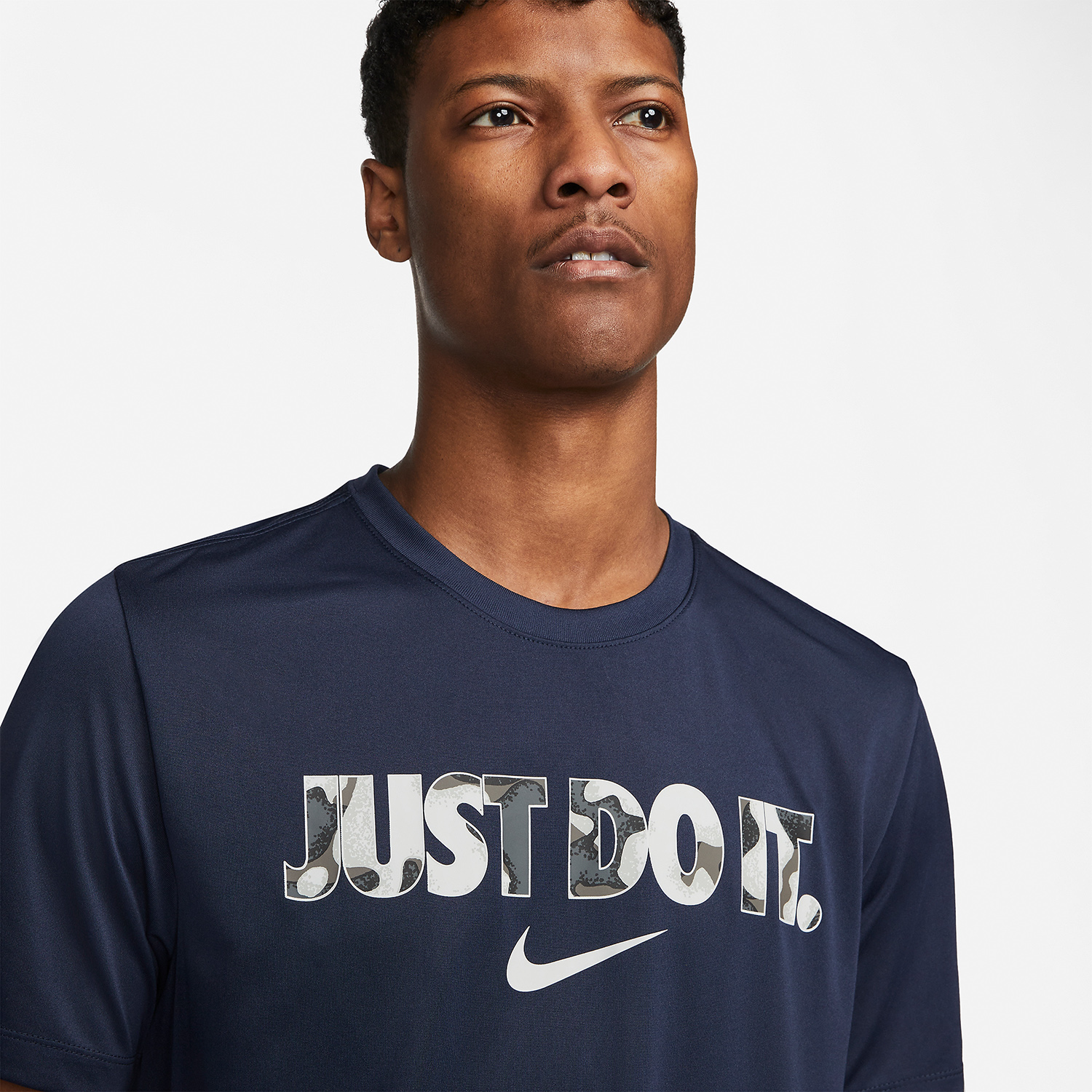 Nike Dri-FIT Camo Camiseta - Obsidian