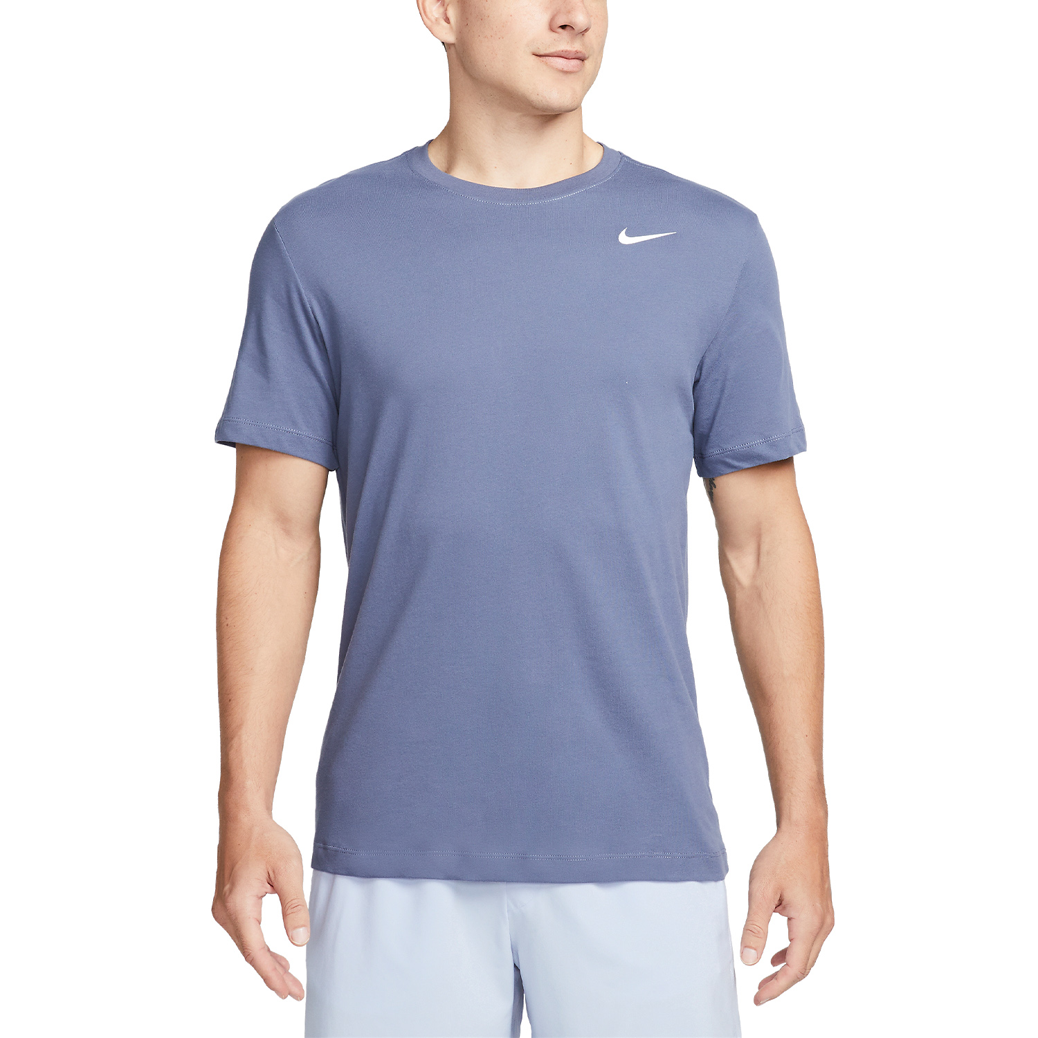 diffused blue nike shirt