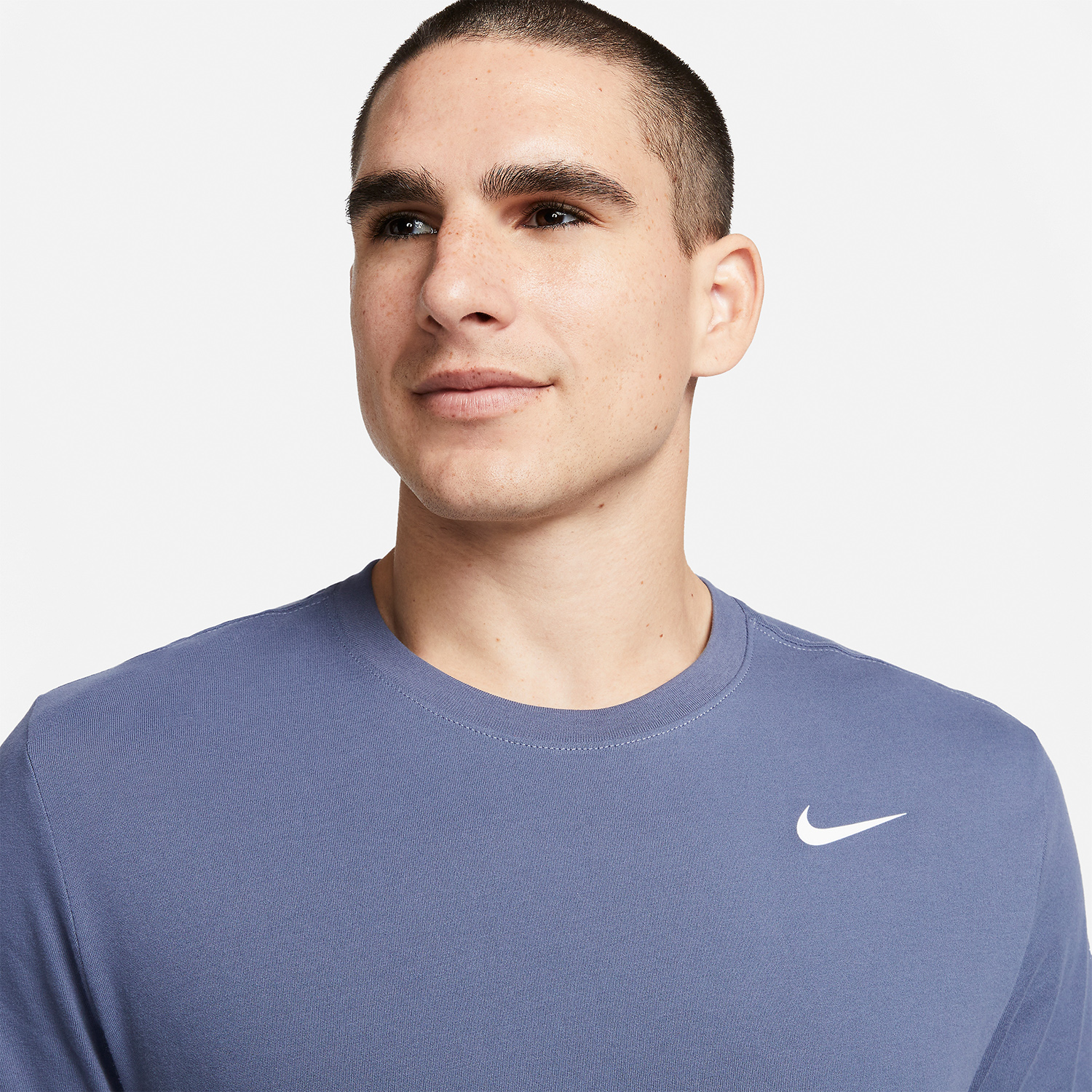 diffused blue nike shirt