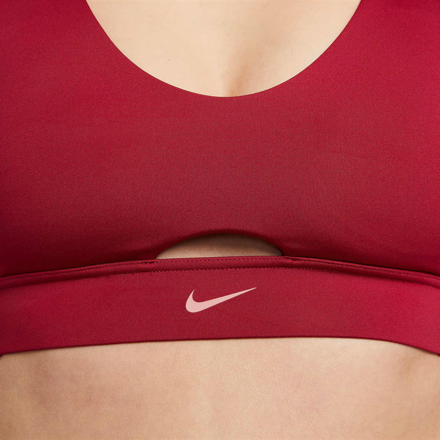 Nike Dri-FIT Indy Reggiseno Sportivo - Noble Red/Red Stardust