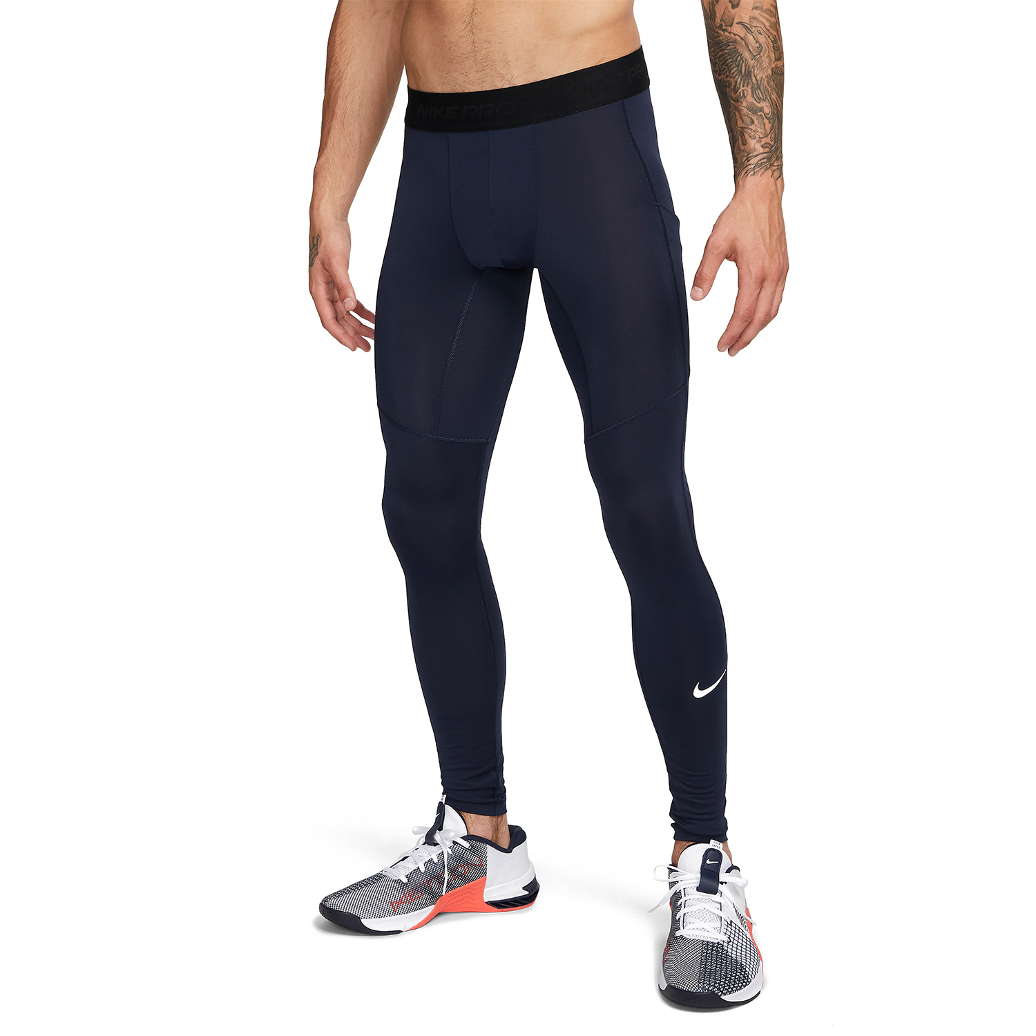 Nike Pro DriFIT Men's Underwear Long Tights Obsidian/Black