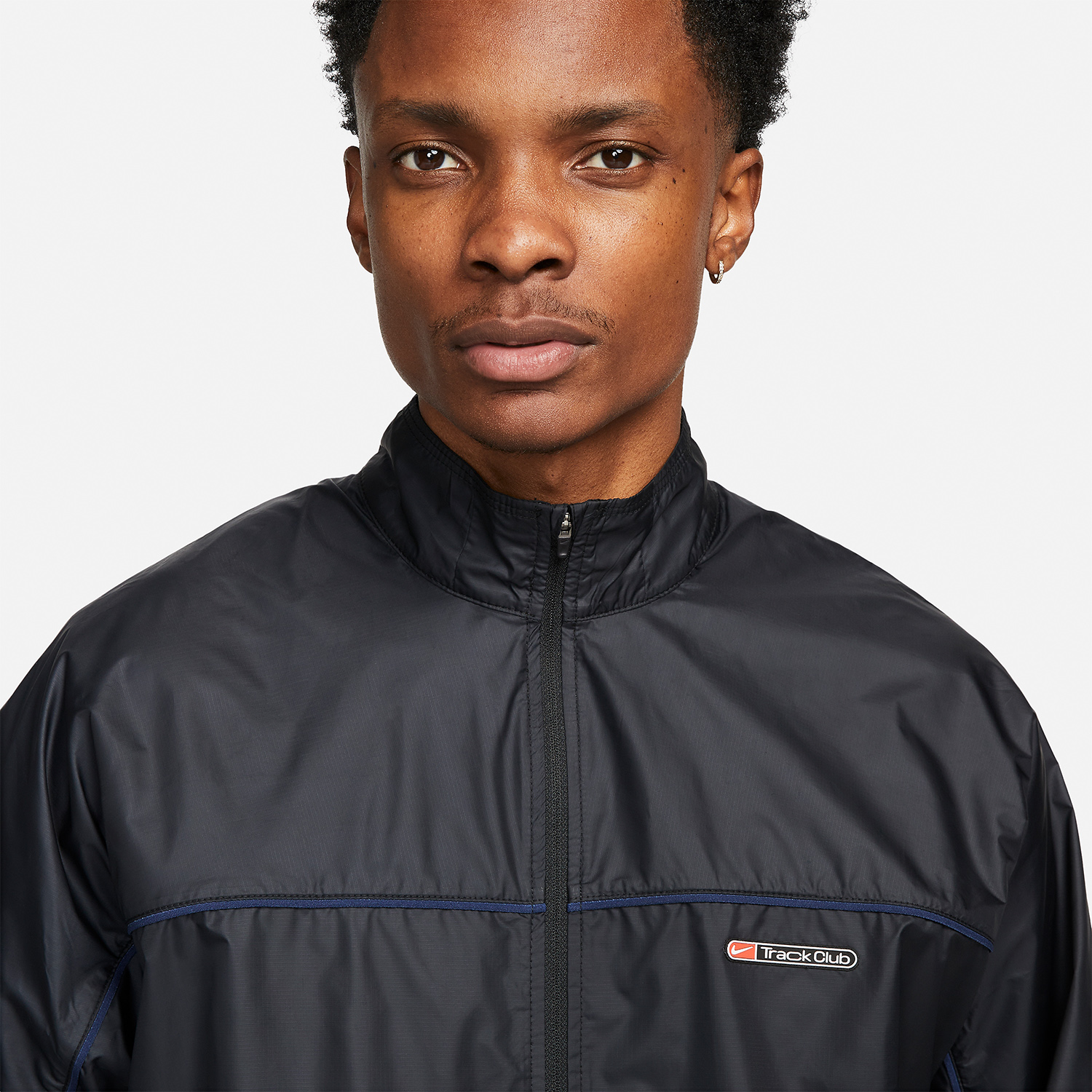 Nike Storm-FIT Track Club Jacket - Black/Midnight Navy/Summit White