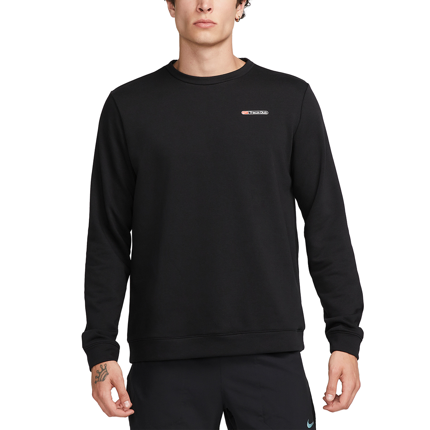 Nike Track Club Shirt - Black/Summit White