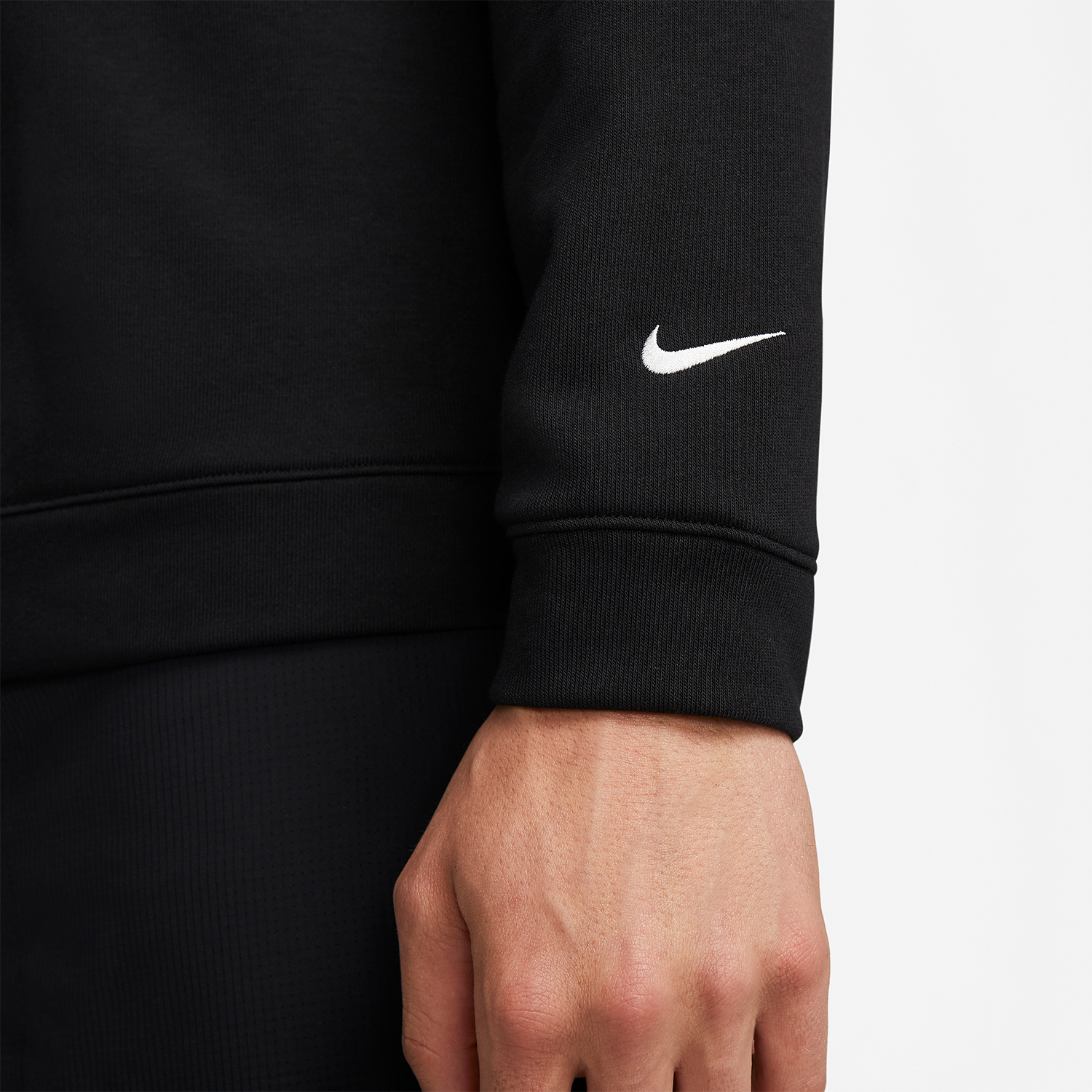 Nike Track Club Men's Running Shirt - Black/Summit White