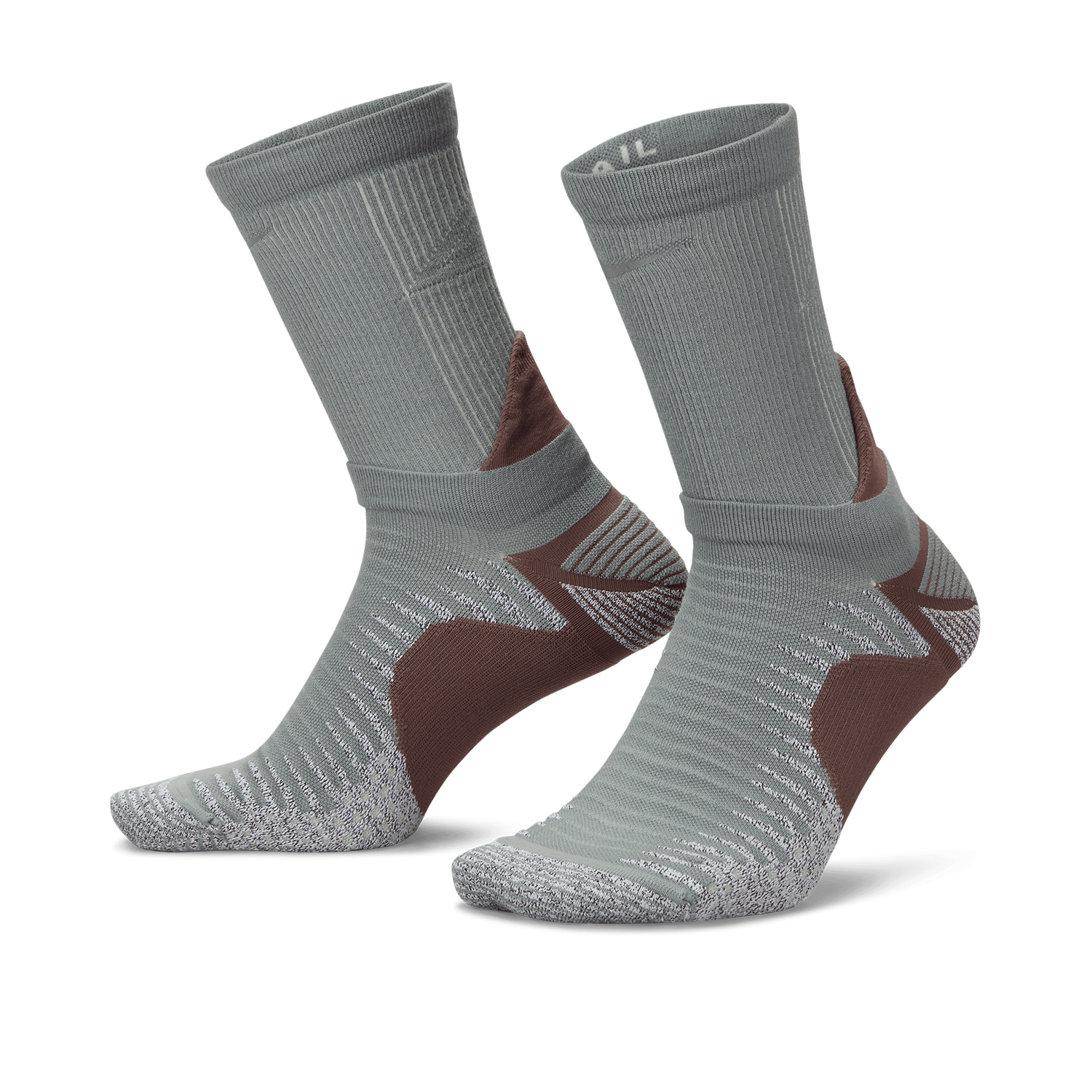 Nike Trail Crew Socks - Mica Green/Pale Ivory/Reflective Silver