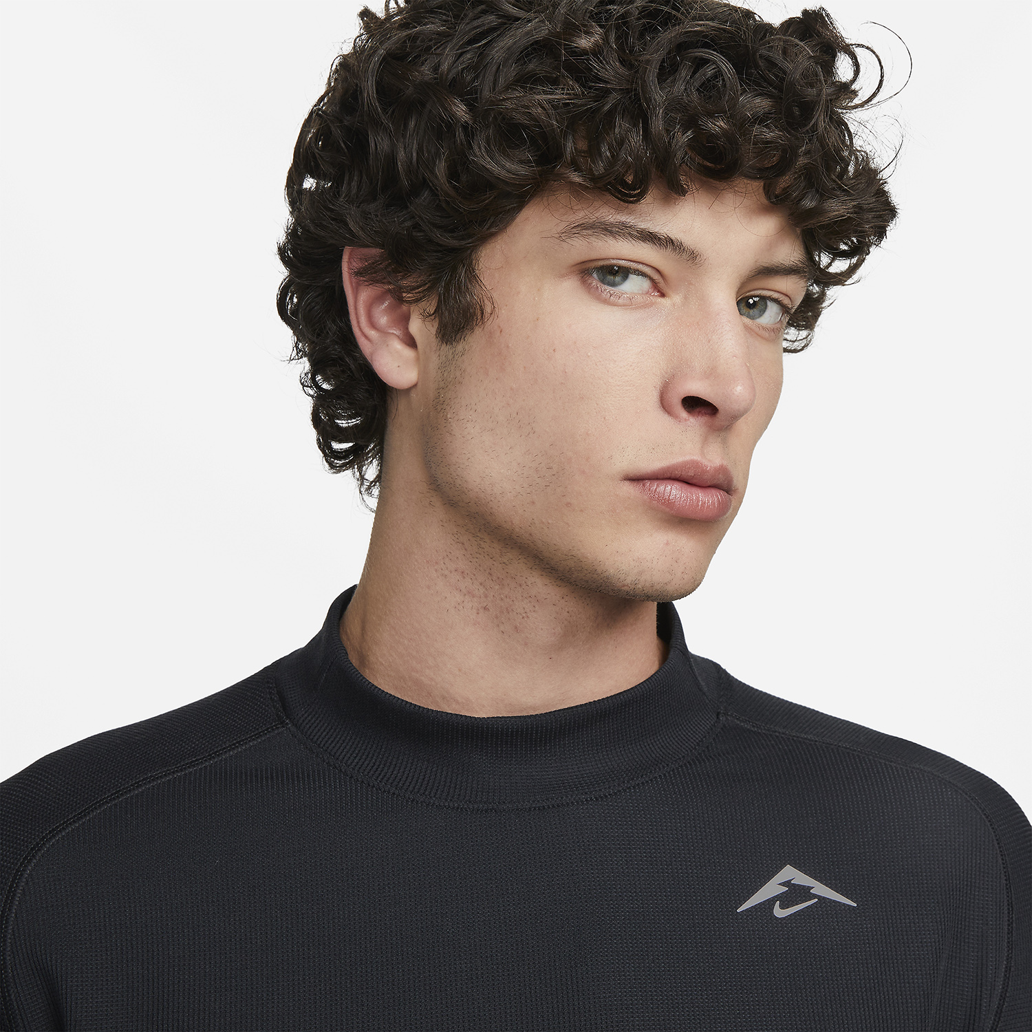 Nike Trail Dri-FIT Swoosh Shirt - Black/White